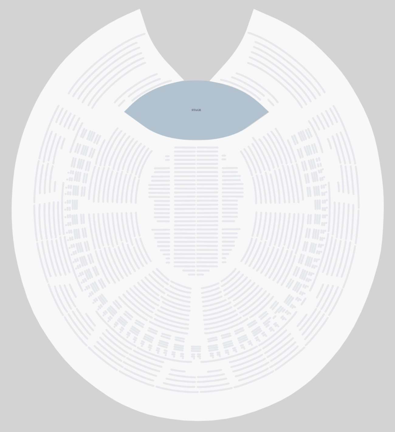 Royal Albert Hall Zaalplan